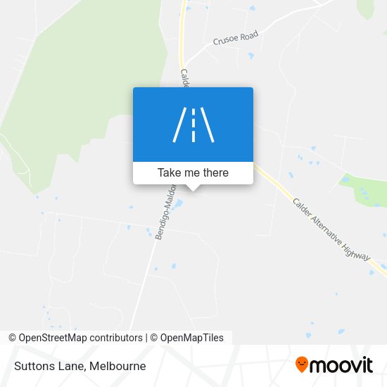 Suttons Lane map