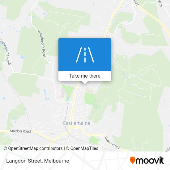 Langdon Street map
