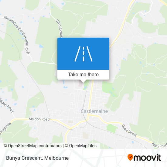 Bunya Crescent map