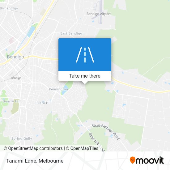 Tanami Lane map