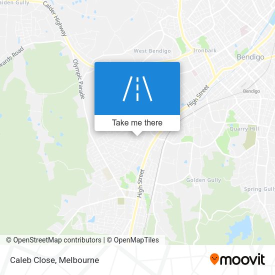 Caleb Close map