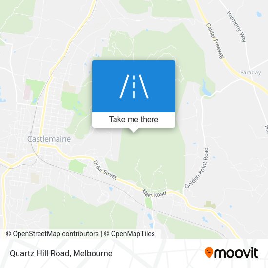 Quartz Hill Road map