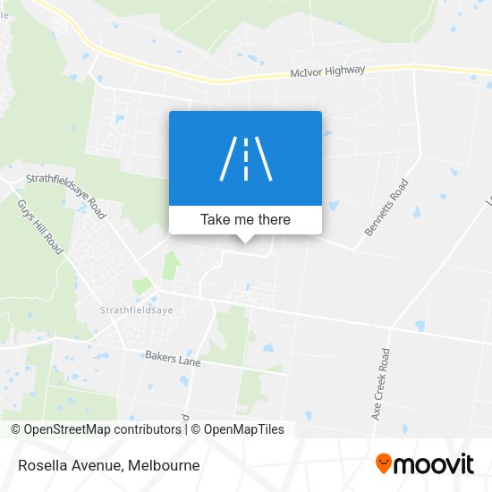 Rosella Avenue map