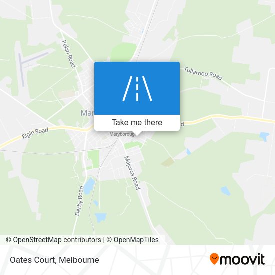 Oates Court map