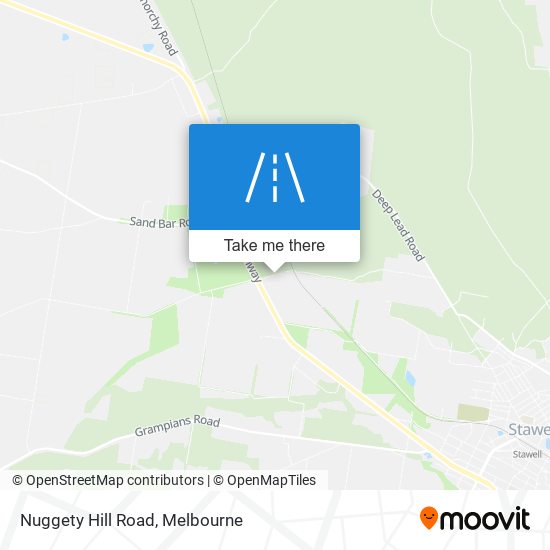Nuggety Hill Road map