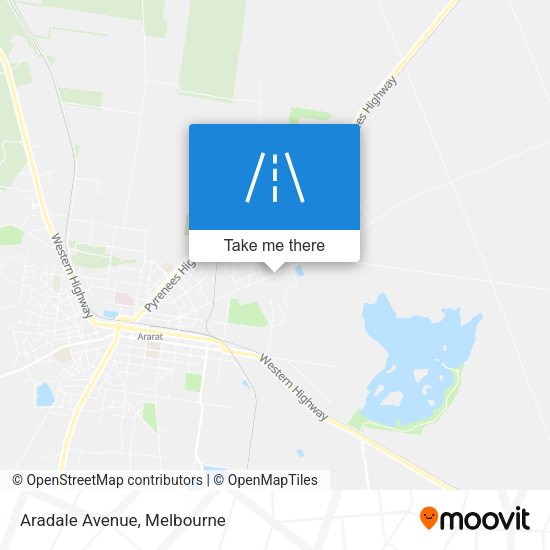 Aradale Avenue map