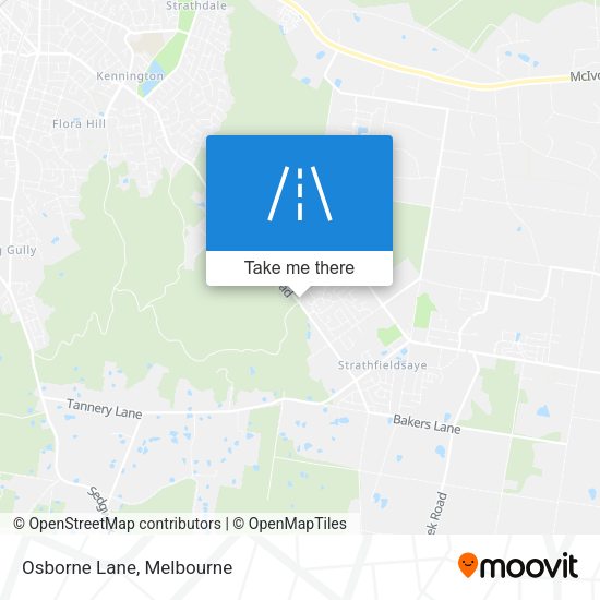 Osborne Lane map