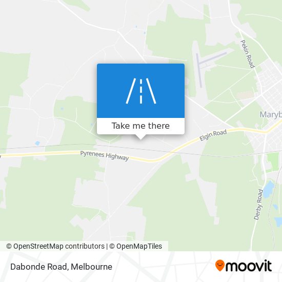 Dabonde Road map