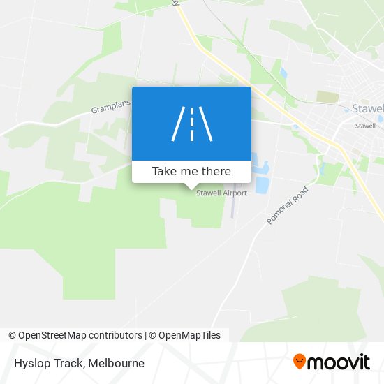 Hyslop Track map