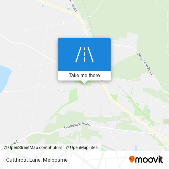 Cutthroat Lane map