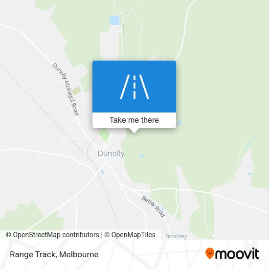 Range Track map