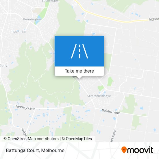 Battunga Court map