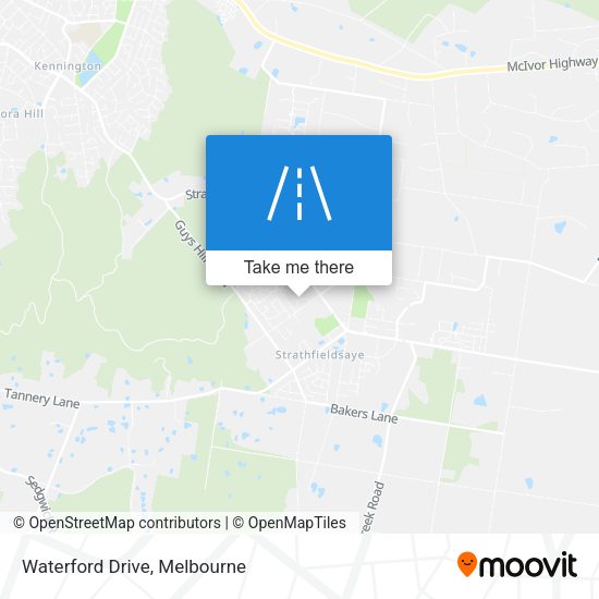 Waterford Drive map