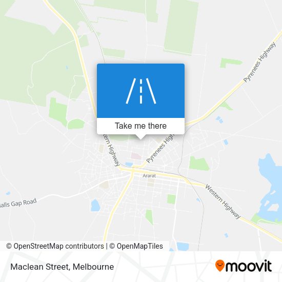 Maclean Street map