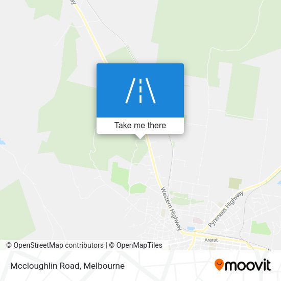 Mccloughlin Road map