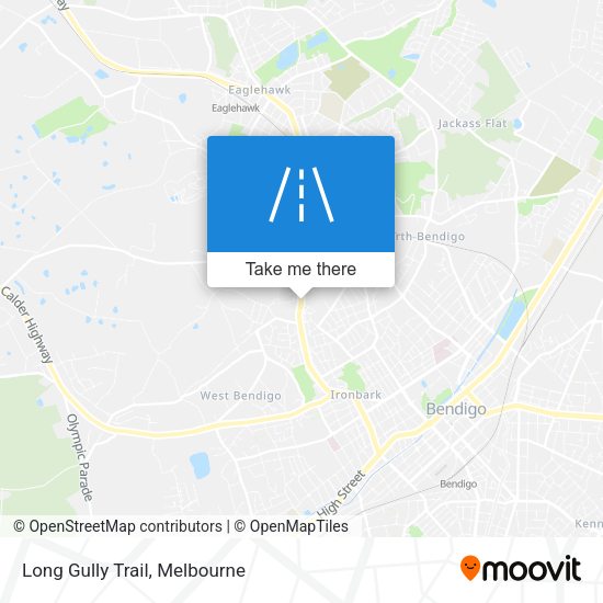 Long Gully Trail map