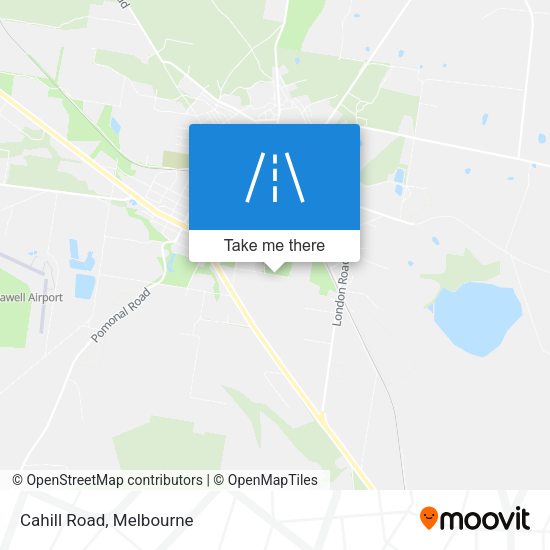 Cahill Road map