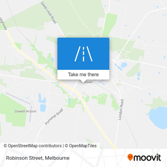 Robinson Street map