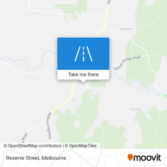 Reserve Street map
