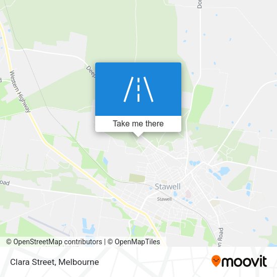 Clara Street map