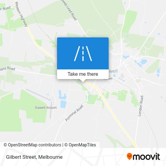 Gilbert Street map