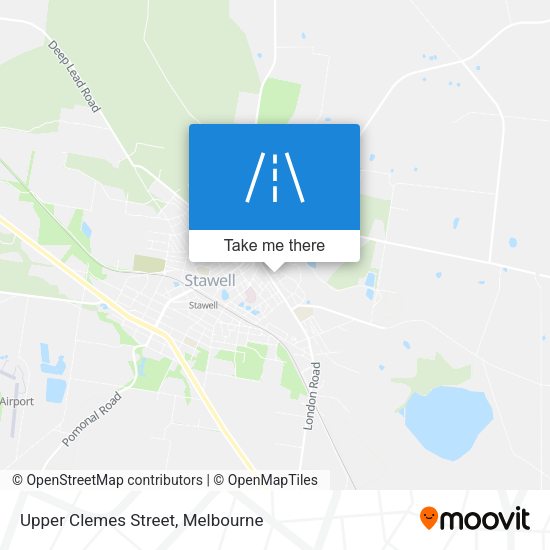 Upper Clemes Street map