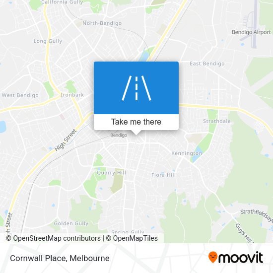 Cornwall Place map