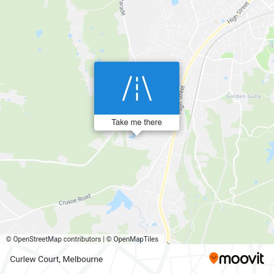 Curlew Court map