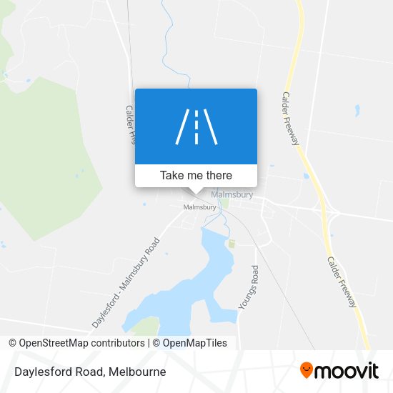 Daylesford Road map