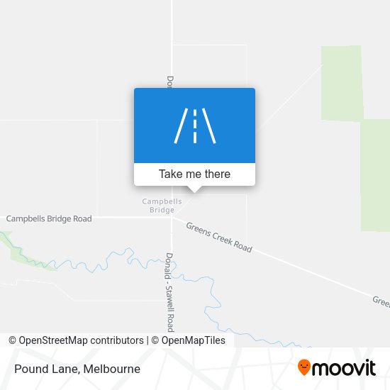 Pound Lane map