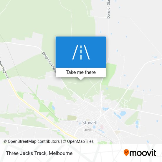 Three Jacks Track map