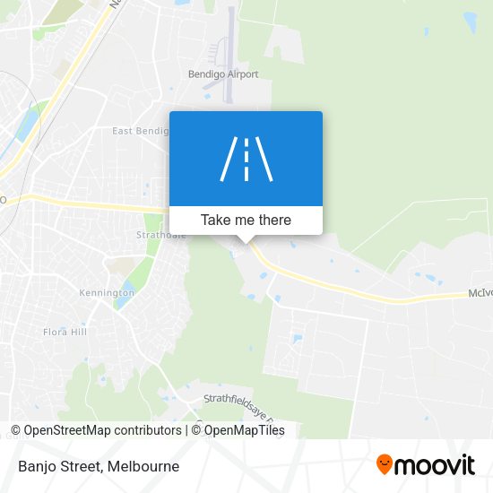 Banjo Street map