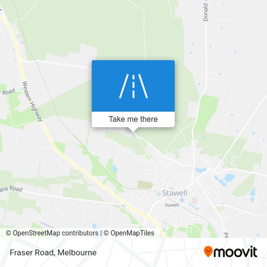 Fraser Road map