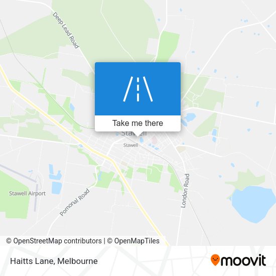 Haitts Lane map