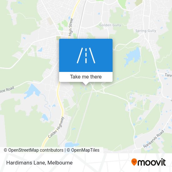 Hardimans Lane map