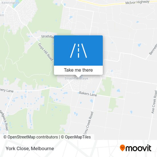 York Close map