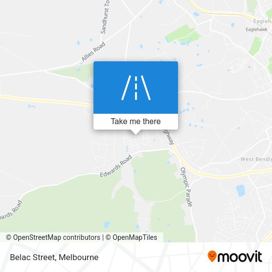Belac Street map