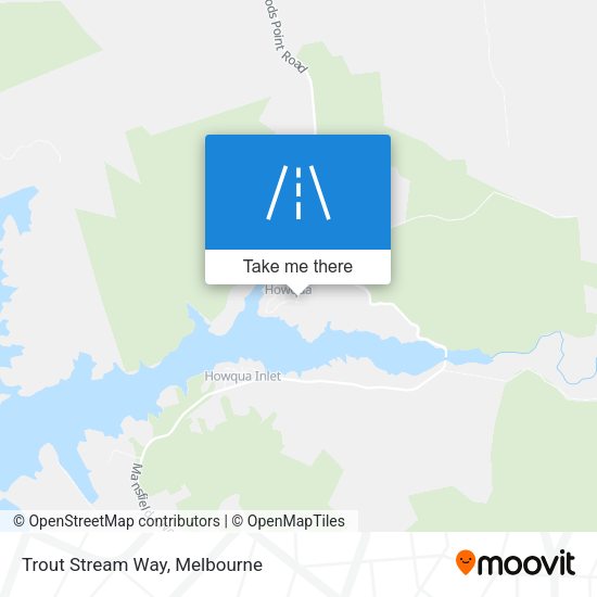 Trout Stream Way map