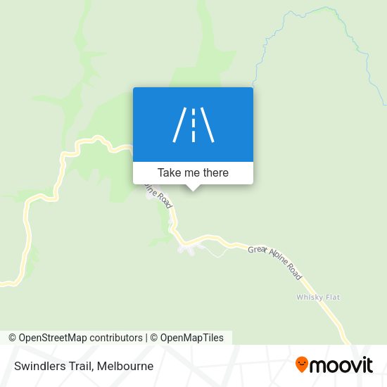 Swindlers Trail map