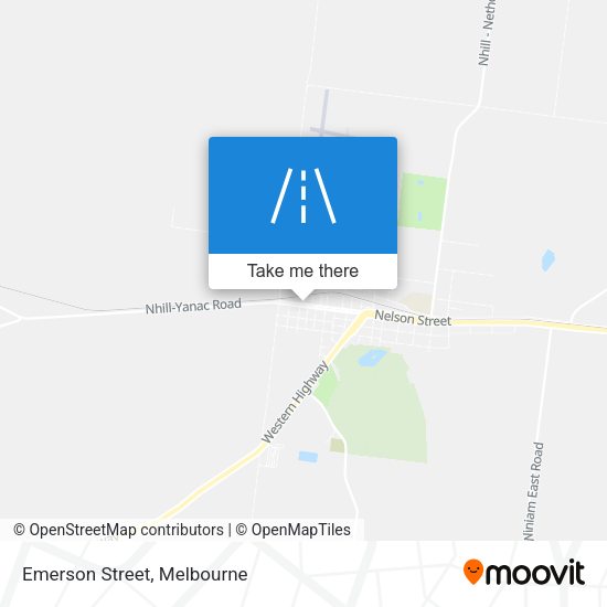Emerson Street map