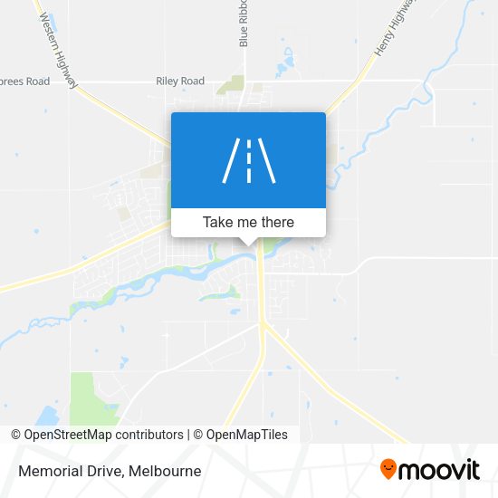 Memorial Drive map