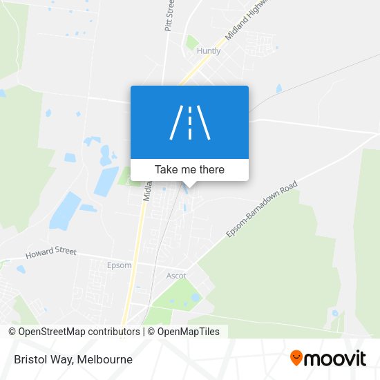 Bristol Way map