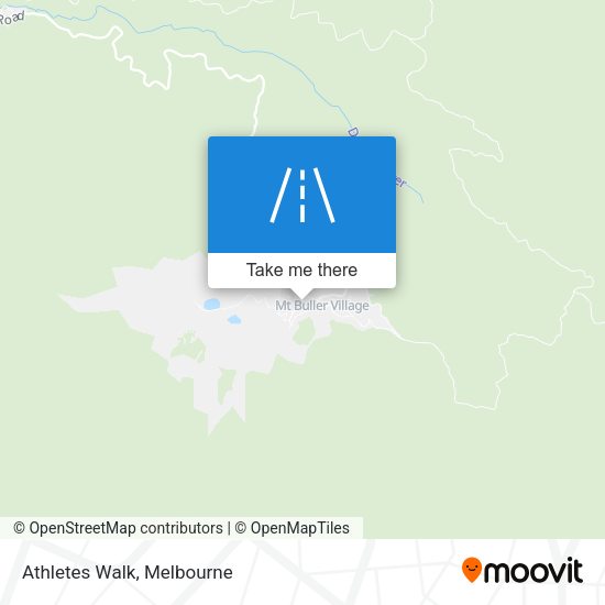 Athletes Walk map
