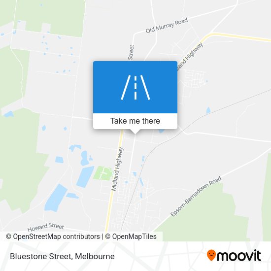 Bluestone Street map