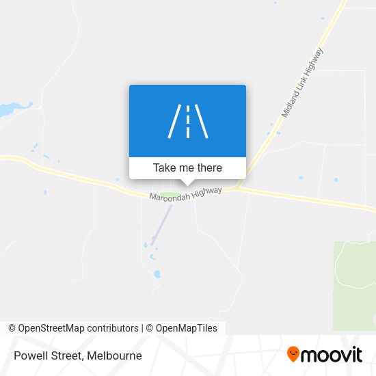 Powell Street map