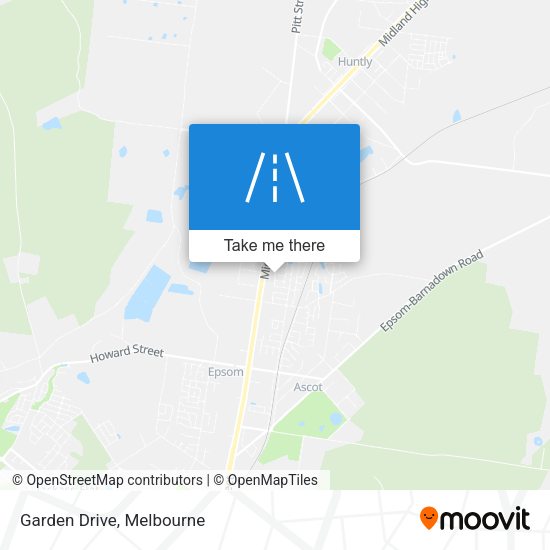 Garden Drive map