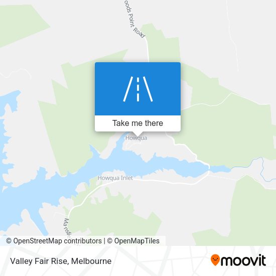 Valley Fair Rise map