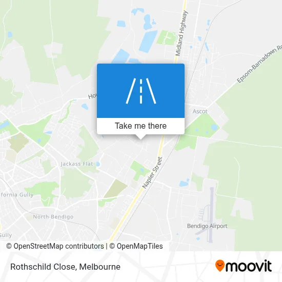 Mapa Rothschild Close