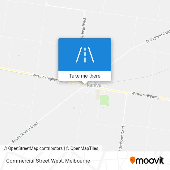 Commercial Street West map