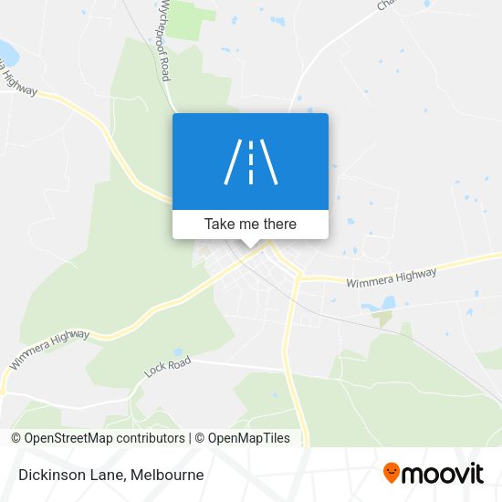 Dickinson Lane map
